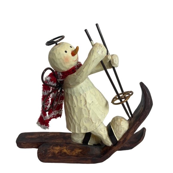 TII Collections Other - TII Collections Resin Angel on Sled Christmas Folk Art